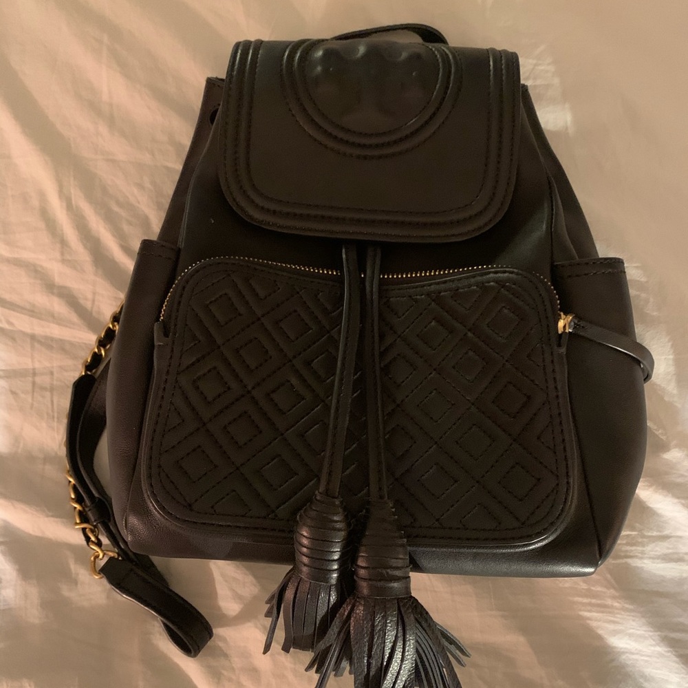 Tory Burch black backpack
